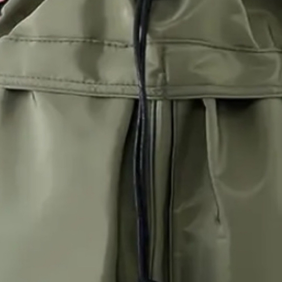 Nylon Army Green Bucket Crossbody Bag, 2 Straps Included, 10×12×5, NWOT - Picture 2 of 10